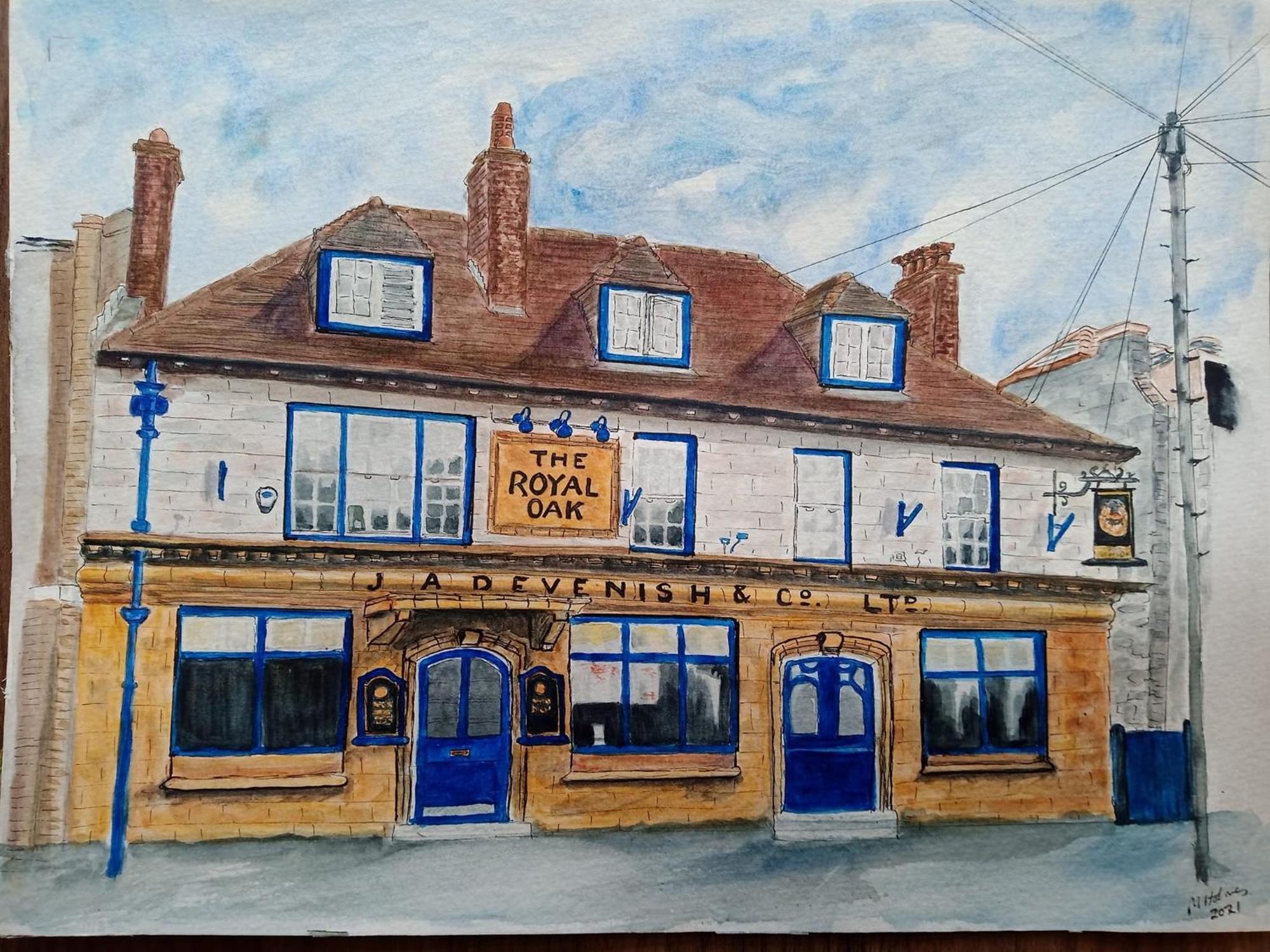 ホテル The Royal Oak ウェーマス エクステリア 写真
